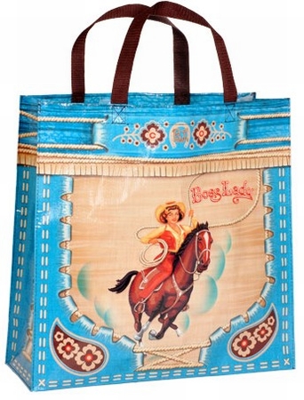 Boss Lady Blue Shopper
