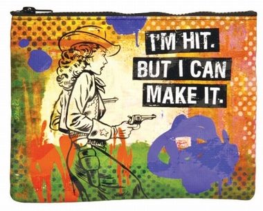I am Hit  Zipper Tasche