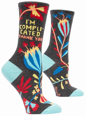 I'm complicated - Damensocken Blue Q