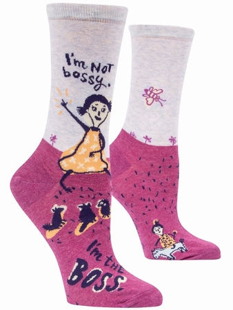 I'm Not Bossy, I'm The Boss - Damensocken Blue Q