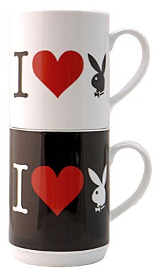 Tasse 2er Set  - I LOVE PLAYBOY