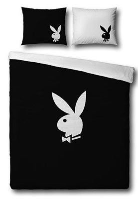 Playboy Bettbezug - schwarz