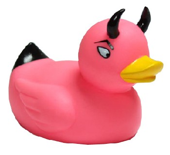 Pink Devil Duckie