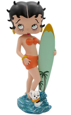 Betty Boop Head Knocker Surfing