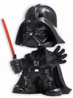 Star Wars Darth Vader mit rotem Lichtschwert