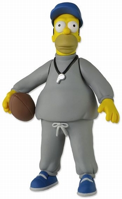 The Simpsons 25th Anniversary Actionfigur Coach Homer